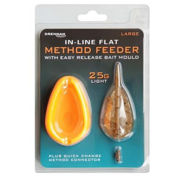 Starter KIT In-Line Flat Method Feeder DRENNAN Large 25gr