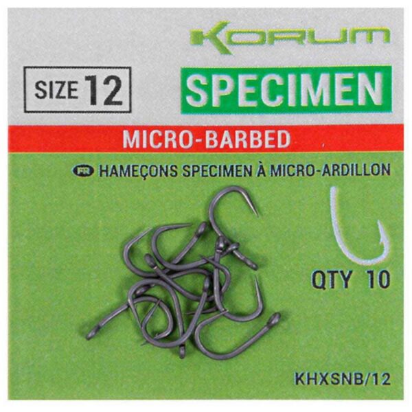 Ami KORUM Xpert SPECIMEN  Micro Barbed con occhiello