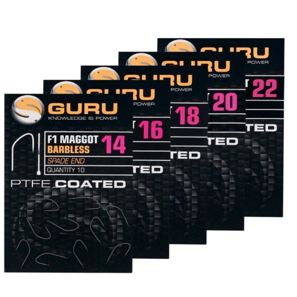 Ami GURU F1 Maggot Barbless (con paletta)