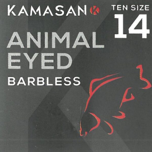 Ami KAMASAN ANIMAL Eyed (con occhiello) Barbless