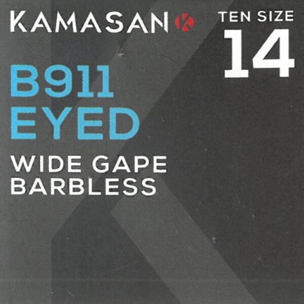 Ami KAMASAN B911 Eyed (con occhiello) Barbless