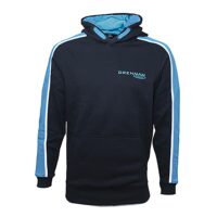 Felpa chiusa Heavy Hoody Black/Aqua DRENNAN