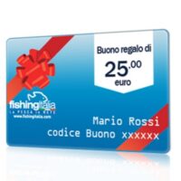 BUONO REGALO DEL VALORE DI 25,00 EURO  - FISHINGITALIA