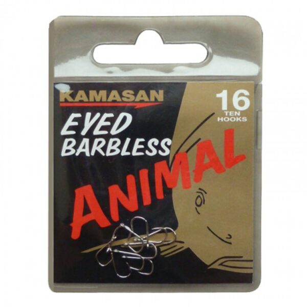 Ami KAMASAN ANIMAL Eyed (con occhiello) Barbless