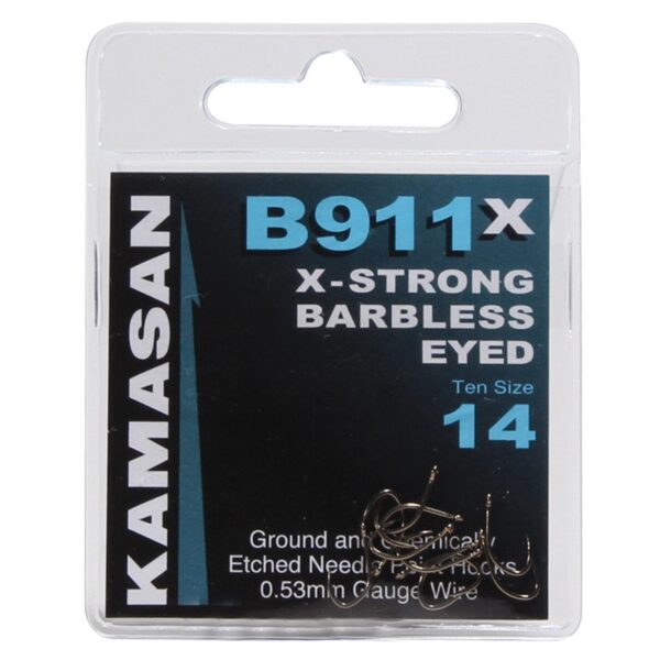 Ami KAMASAN B911 X-Strong Eyed (con occhiello) Barbless