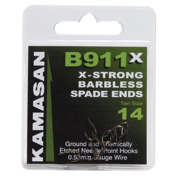 Ami KAMASAN B911 X-Strong Spade (con paletta) Barbless