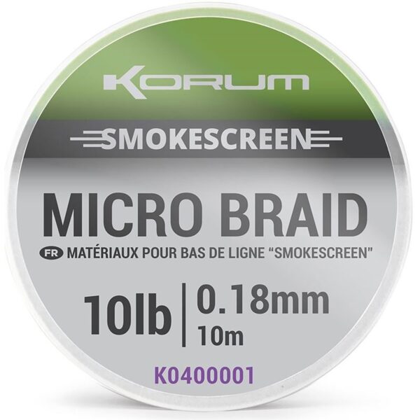 Trecciato per terminali Micro braid Smokescreen KORUM (10mt)