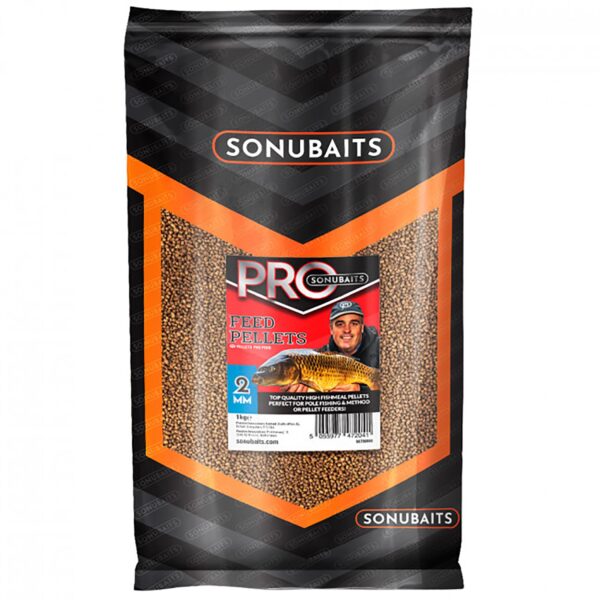 Pellets PRO Feed SONUBAITS 2mm (1KG)