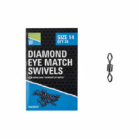 Girella Diamond Eye Match swivels PRESTON (20 pz)