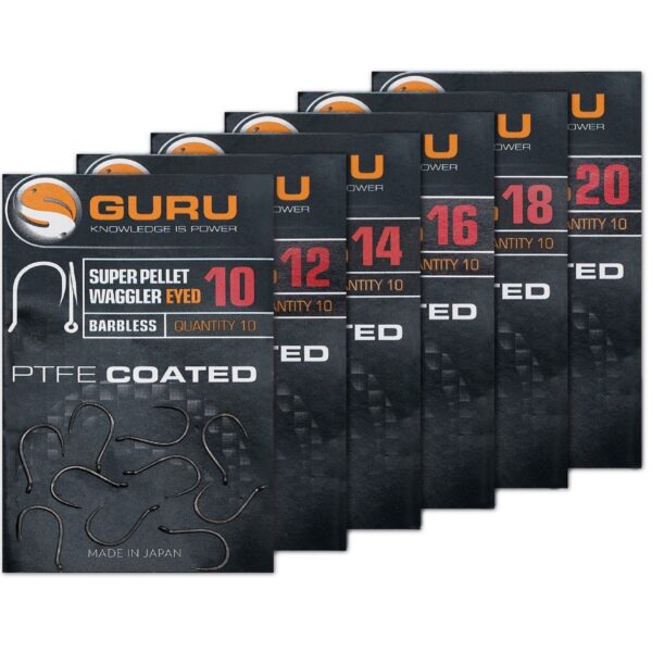 Ami GURU Super Pellet Waggler Barbless Eyed (con occhiello)