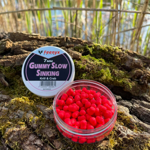 Gummy Slow Sinking Krill & Crab 7mm FEENYX BAIT