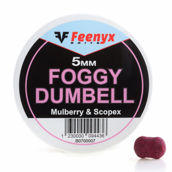 Foggy Dumbell Mulberry & Scopex 5mm FEENYX BAIT