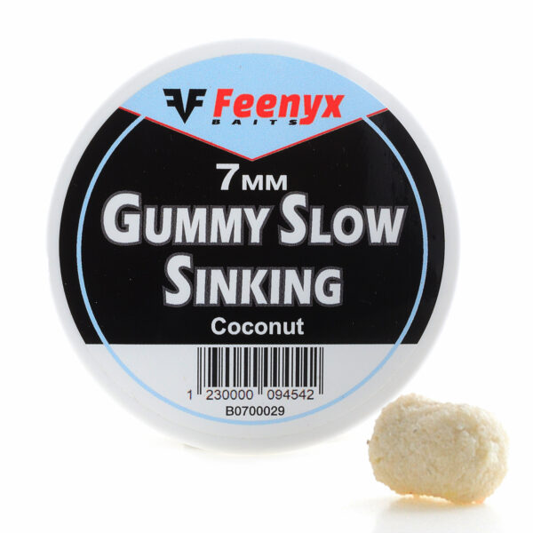 Gummy Slow Sinking Coconut 7mm FEENYX BAIT