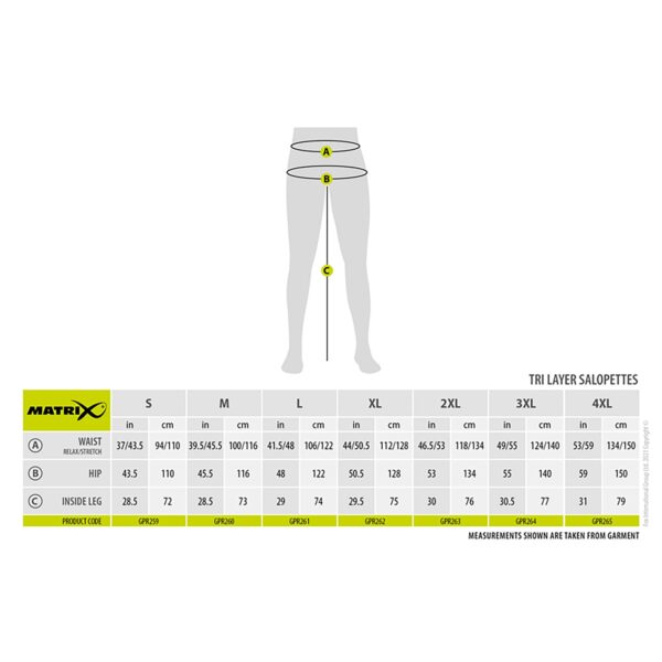 Salopette Impermeabile Tri-Layer Salopettes 25K Pro