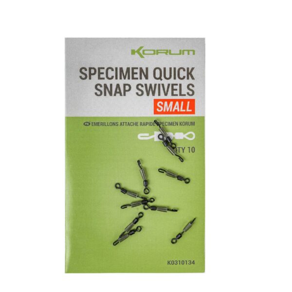 Sgancio rapido Specimen Quick Snap Swivels KORUM