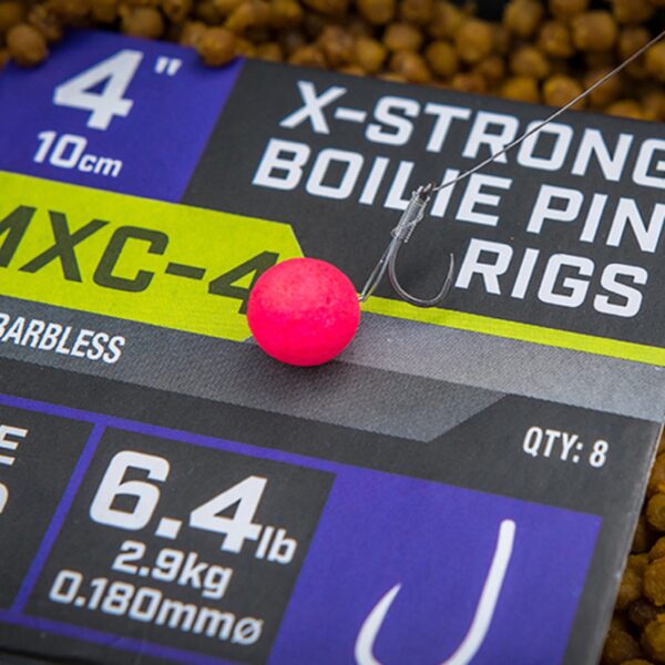 Ami hair Rig MXC-4 (Boile Pin Rigs - Baionetta) MATRIX 10cm - immagine 2