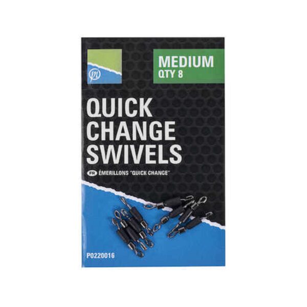 Attacco rapido per finali Quick change Swivels PRESTON