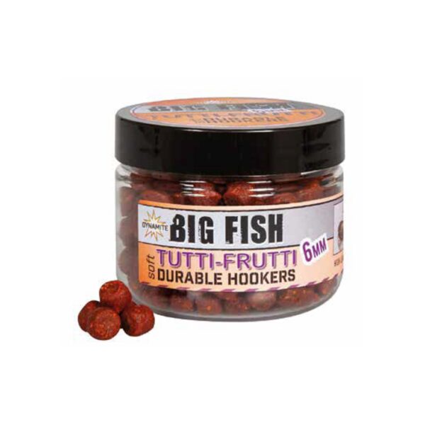 Pellet Innesco morbidi DYNAMITE DURABLE Big Fish Tutti Frutti (6mm)