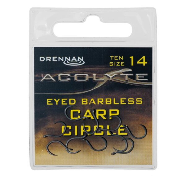 Ami DRENNAN Eyed (occhiello) Barbless ACOLYTE Carp Circle