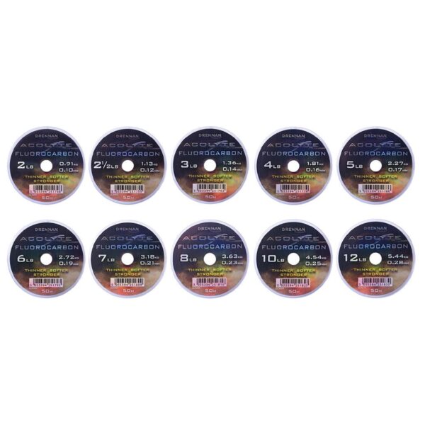 Fluorocarbon Acolyte  DRENNAN 50mt - immagine 2