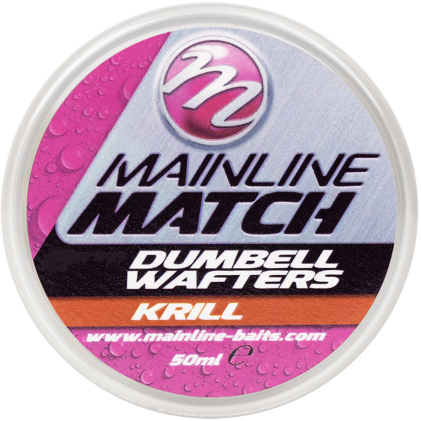 Pellet Dumbell Wafter 8mm MAINLINE - Krill (Red)