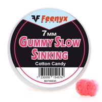 Gummy Slow Sinking Cotton Candy 7mm FEENYX BAITS