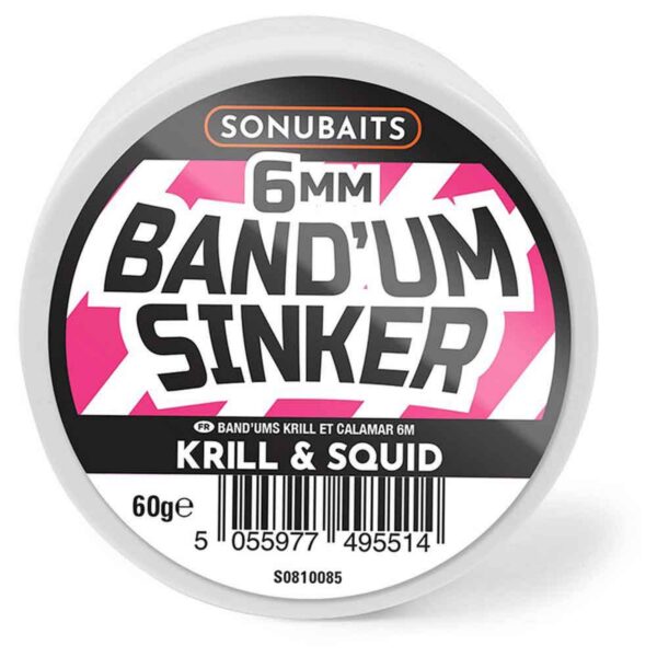 Pellet Band'um Sinkers Krill & Squid SONUBAITS (6mm)
