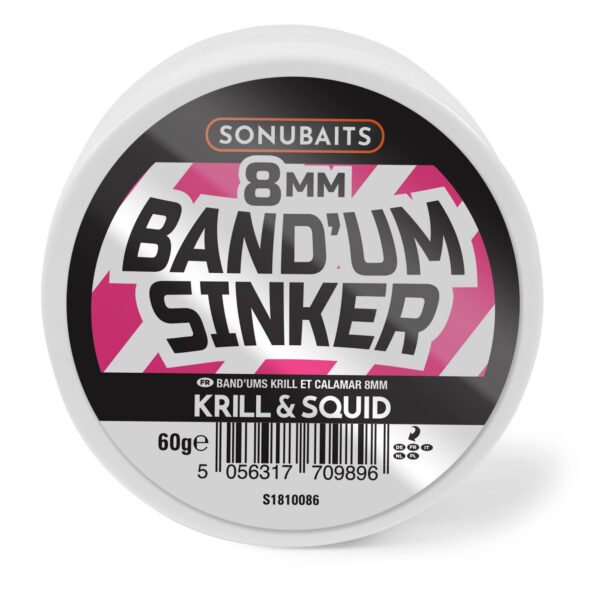 Pellet Band'um Sinkers Krill & Squid SONUBAITS (8mm)