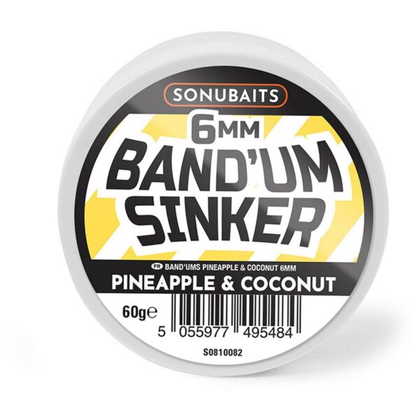 Pellet Band'um Sinkers Pineapple & Coconut SONUBAITS (6mm)