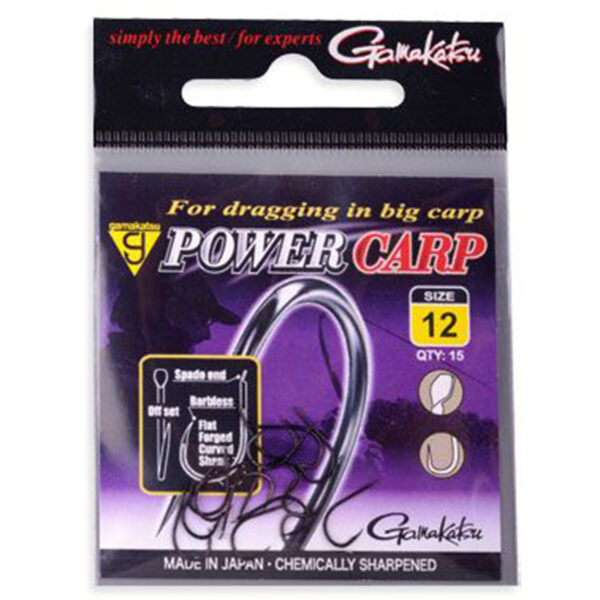 Ami GAMAKATSU Spade Barbless POWER Carp - 185091 (15pz)