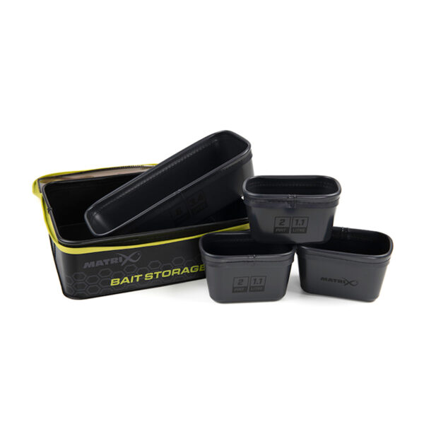 Set EVA (5 pezzi) Bait Storage Tray MATRIX (35x32x11cm)
