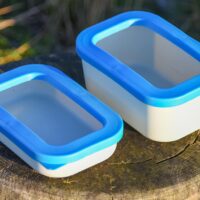 Box White porta esche con coperchio forato CRESTA