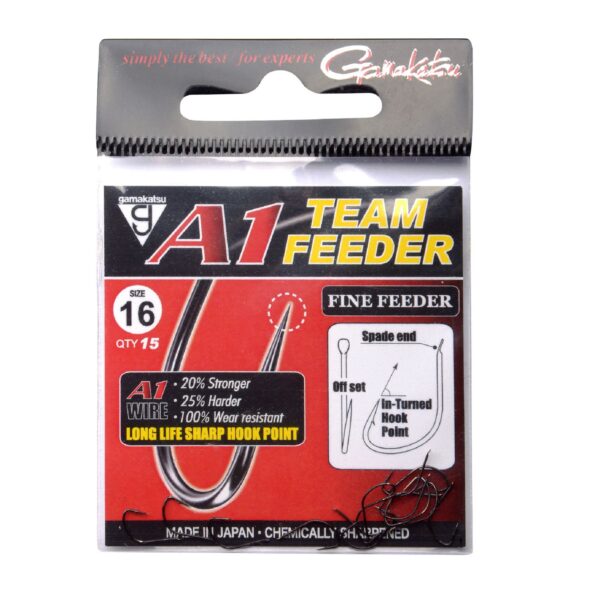Ami GAMAKATSU Spade Micro-Barbed A1 Team Feeder Fine Feeder (15pz)
