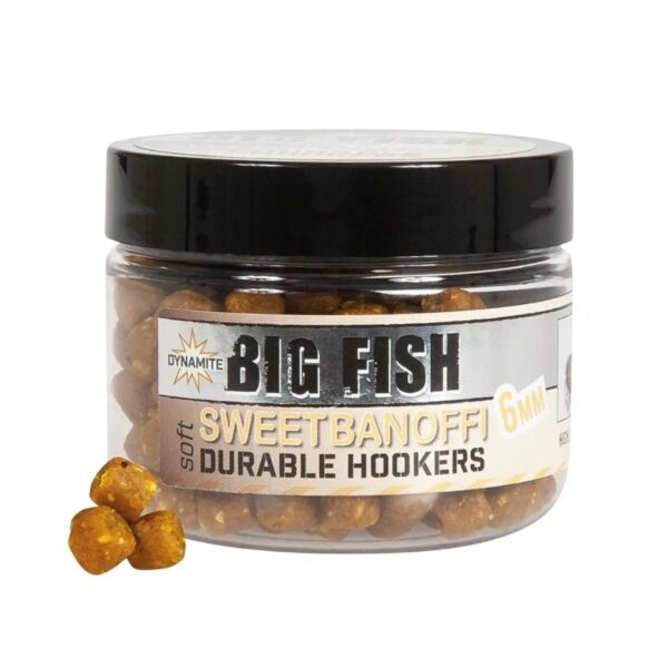 Pellet Innesco morbidi DYNAMITE DURABLE Big Fish Banoffi (6mm)