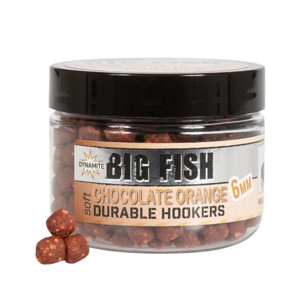 Pellet Innesco morbidi DYNAMITE DURABLE Big Fish Chocolate/Orange(6mm)