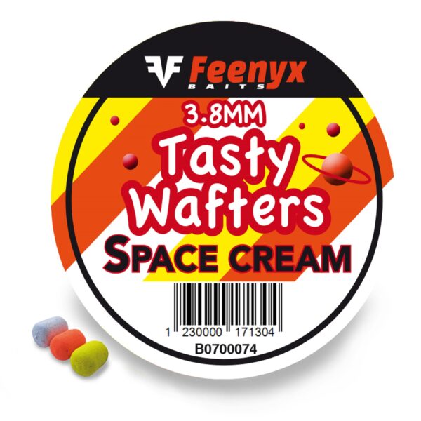 Tasty Dumbell Wafters Mix Color Space Cream 3.8mm FEENYX BAITS