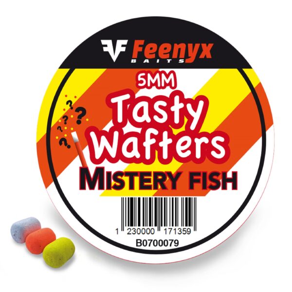 Tasty Dumbell Wafters Mix Color Mistery Fish 5mm FEENYX BAITS