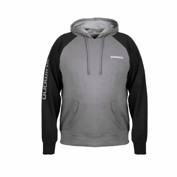 Felpa con cappuccio Pull Over Hoodie Grey-Black SHIMANO