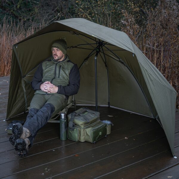 Ombrellone Progress Graphite Brolly Shelter 50 KORUM (2,50mt) - immagine 2