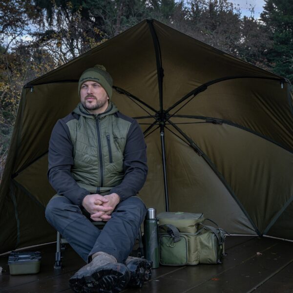 Ombrellone Progress Graphite Brolly Shelter 50 KORUM (2,50mt) - immagine 4