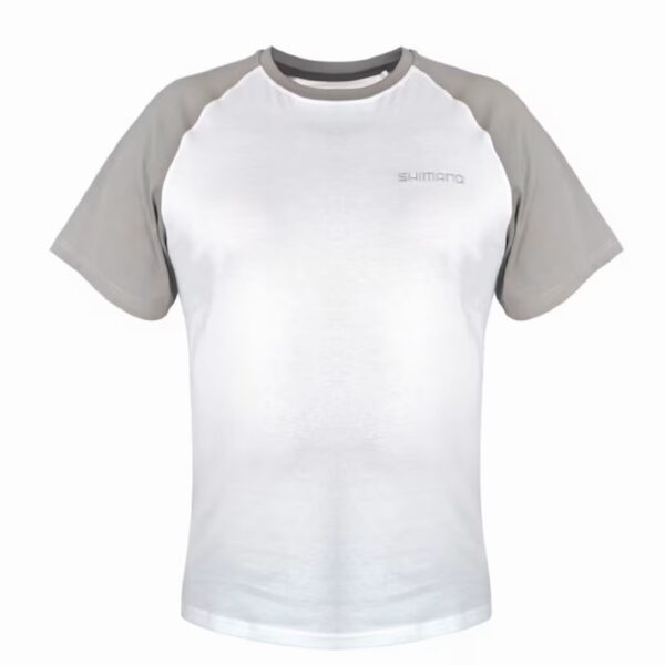 T-Shirt White-Grey SHIMANO