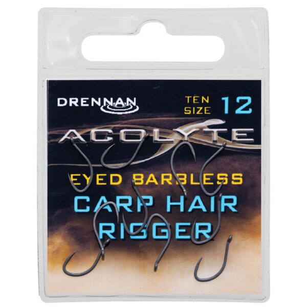 Ami DRENNAN Eyed (occhiello) Barbless ACOLYTE Carp Hair Rigger