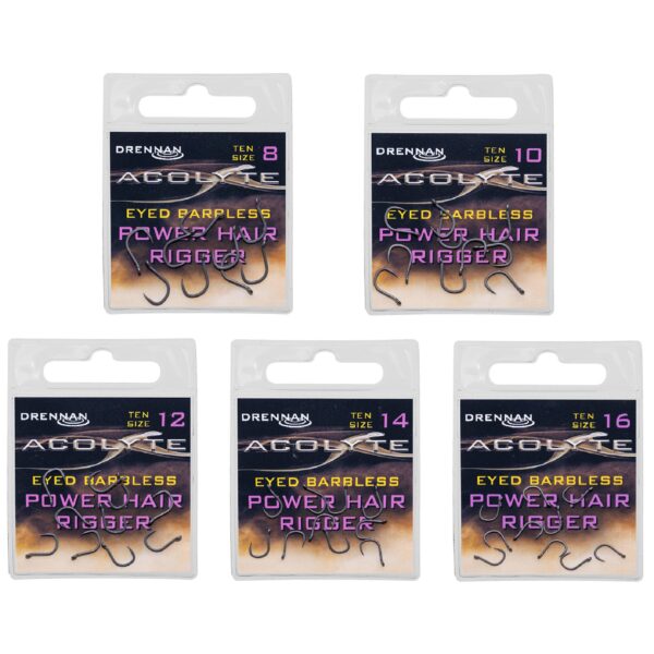 Ami DRENNAN Eyed (occhiello) Barbless ACOLYTE Power Hair Rigger - immagine 2