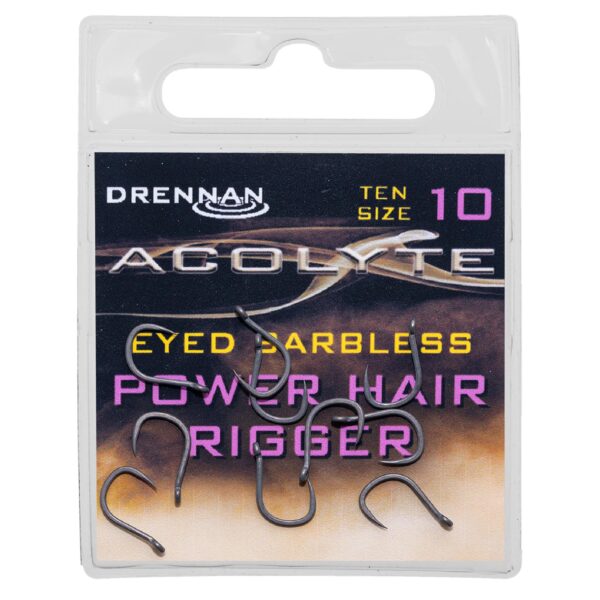 Ami DRENNAN Eyed (occhiello) Barbless ACOLYTE Power Hair Rigger