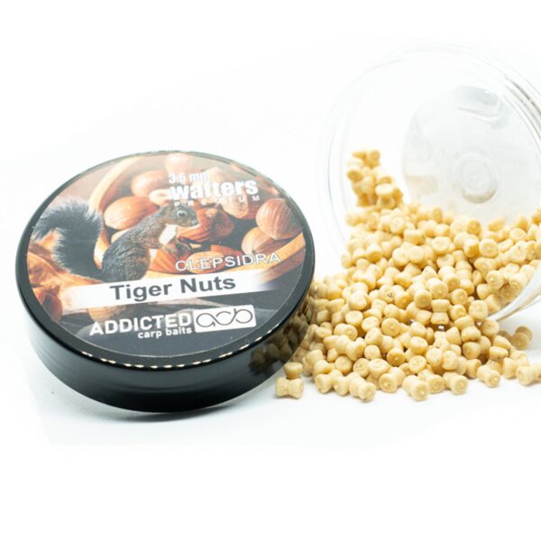 Micro Bandum Wafters Clepsidra ADDICTED CARP BAITS - Tiger nuts (Nocciole) - 3,5mm