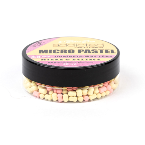 Micro Bandum Wafters Pastel ADDICTED CARP BAITS - Miere & palinca (Miele & Brandy) - 3,8mm - immagine 2