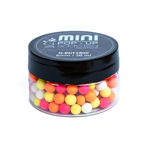 Mini Boilies Pop-up ADDICTED CARP BAITS - N-Butyric (Acido Butirrico) -6mm - immagine 2