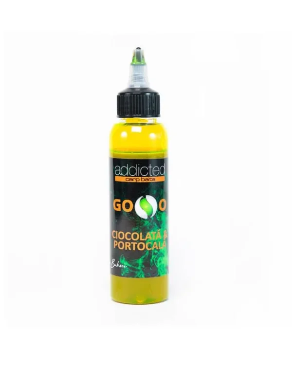 Attrattore liquido ADDICTED CARP BAITS - GOOO - Cioccolata & Portolca (Cioccolato & Arancia)