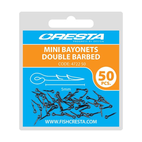 Mini BayonetS Double Barbed CRESTA (50pz)