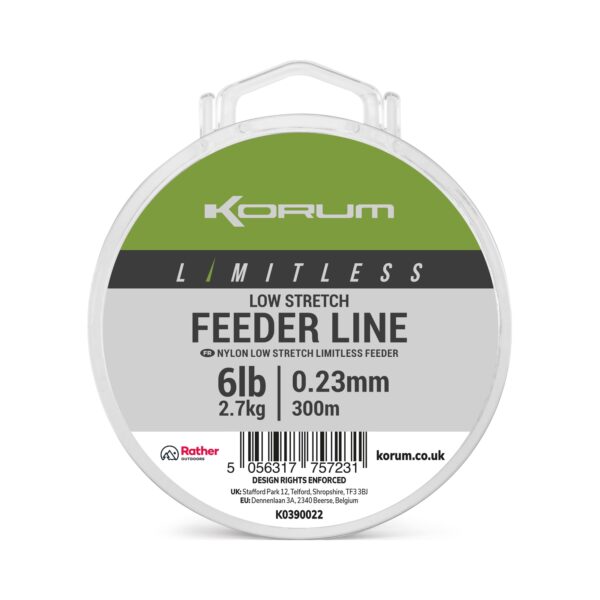 Monofilo Limitless Low Stretch Feeder Line KORUM 300mt